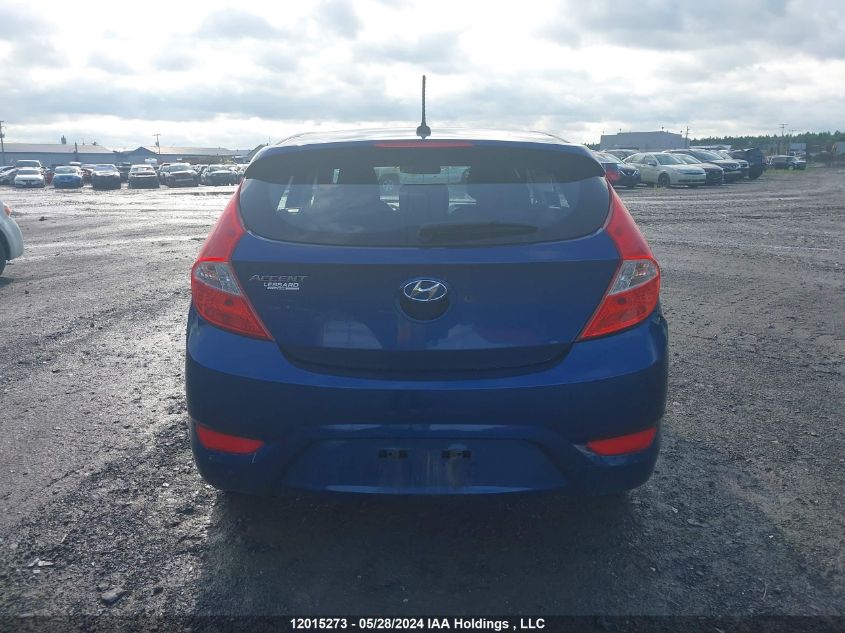 2015 Hyundai Accent Gl VIN: KMHCT5AE8FU199095 Lot: 12015273