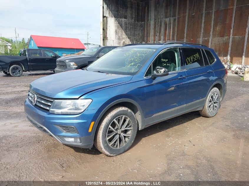 2019 Volkswagen Tiguan Se/Sel/Sel R-Line Jet-Black/Sel R-Line VIN: 3VV2B7AX0KM148724 Lot: 12015274