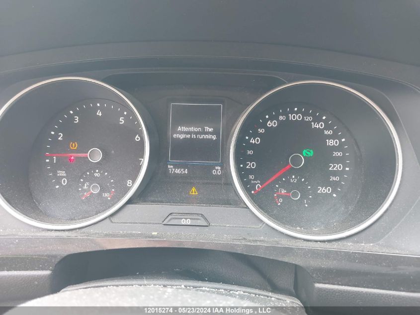 2019 Volkswagen Tiguan Se/Sel/Sel R-Line Jet-Black/Sel R-Line VIN: 3VV2B7AX0KM148724 Lot: 12015274