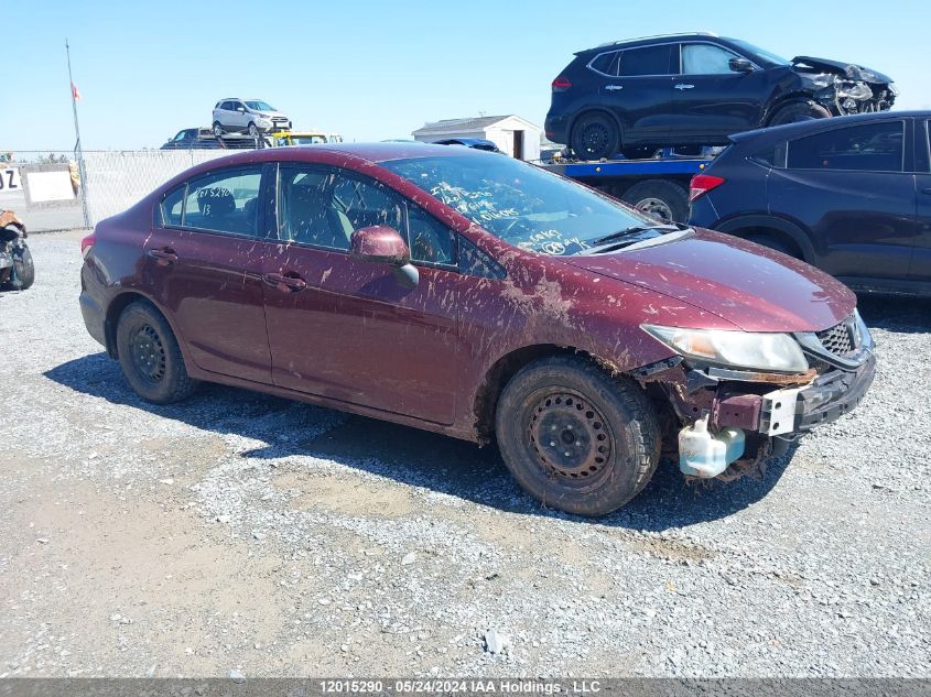 2013 Honda Civic Sdn VIN: 2HGFB2F49DH016095 Lot: 12015290