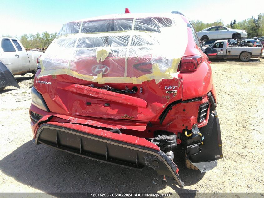 2022 Hyundai Kona N Line With Ultimate Package VIN: KM8K5CA34NU758116 Lot: 12015293