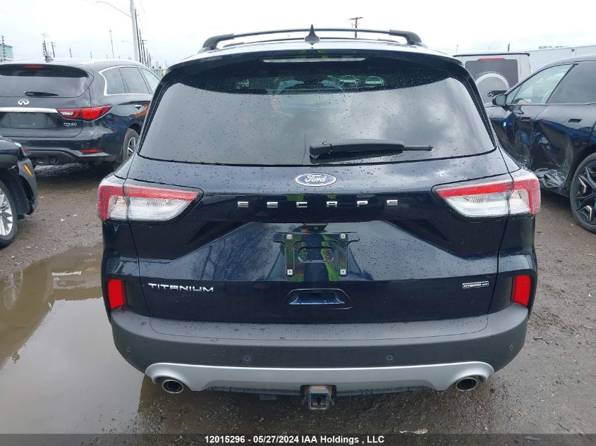 2021 Ford Escape Titanium Hybrid VIN: 1FMCU9DZ7MUA56848 Lot: 12015296