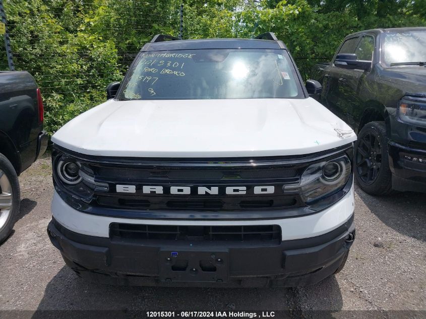 2021 Ford Bronco Sport Outer Banks VIN: 3FMCR9C68MRA35197 Lot: 12015301