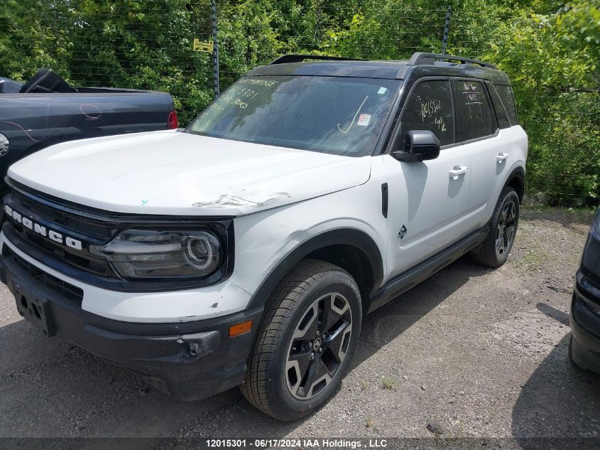 2021 Ford Bronco Sport Outer Banks VIN: 3FMCR9C68MRA35197 Lot: 12015301