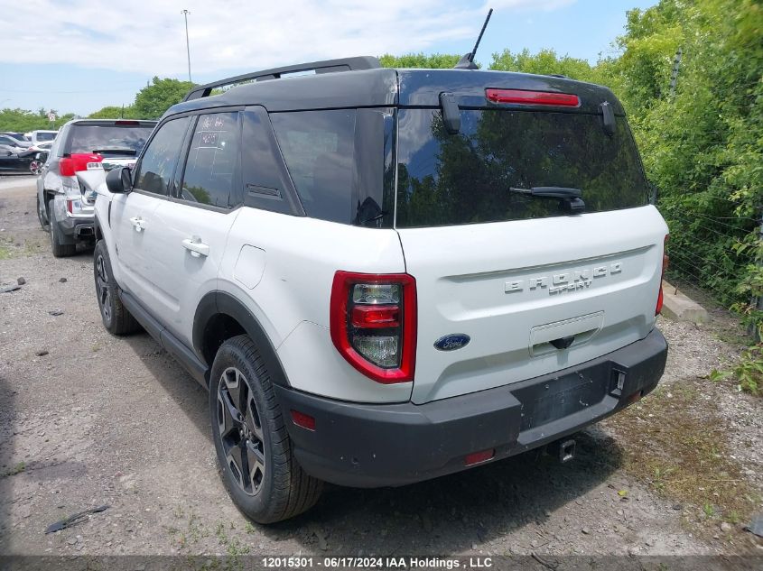 2021 Ford Bronco Sport Outer Banks VIN: 3FMCR9C68MRA35197 Lot: 12015301