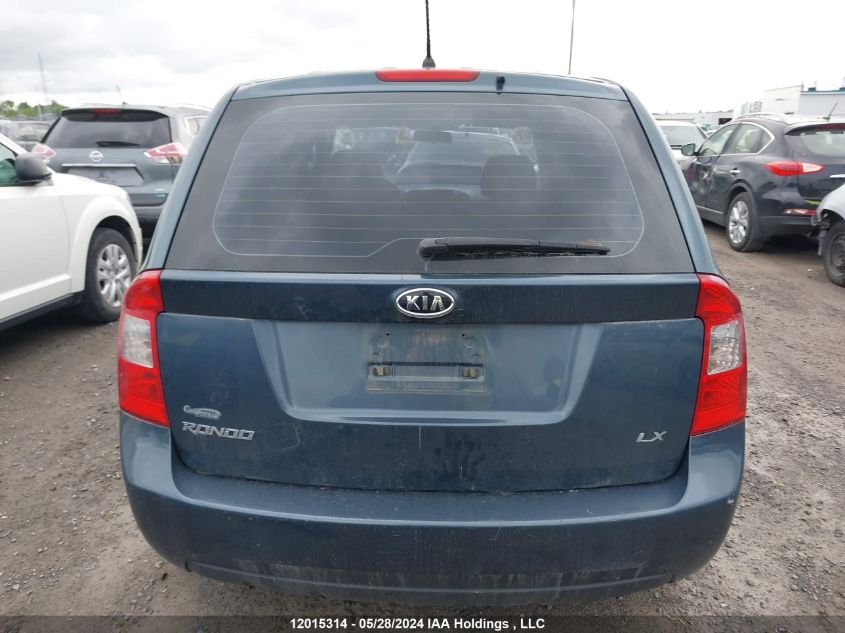 2009 Kia Rondo VIN: KNAFG528697254156 Lot: 12015314