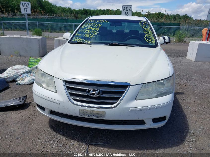 2010 Hyundai Sonata Gls VIN: 5NPET4AC0AH593036 Lot: 12015317