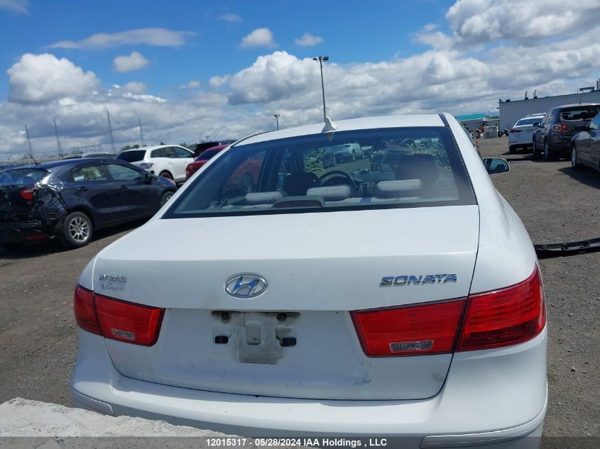 2010 Hyundai Sonata Gls VIN: 5NPET4AC0AH593036 Lot: 12015317