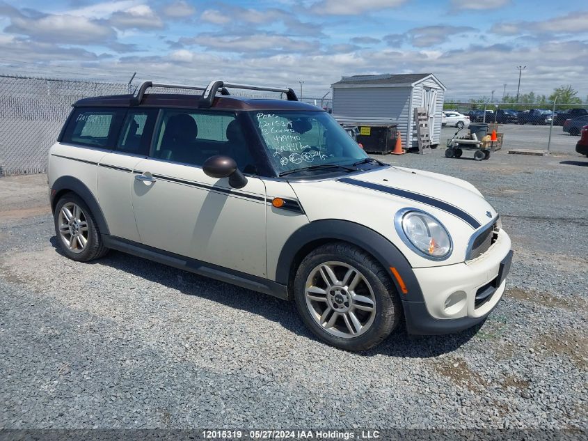 2013 Mini Cooper Clubman VIN: WMWZF3C58DT489490 Lot: 12015319