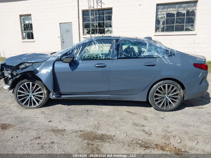 2021 BMW 2 Series 228I xDrive VIN: WBA73AK04M7G91653 Lot: 12015329