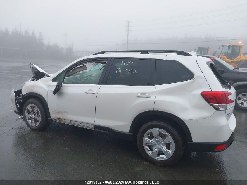 2019 Subaru Forester VIN: JF2SKEBC5KH519249 Lot: 12015332