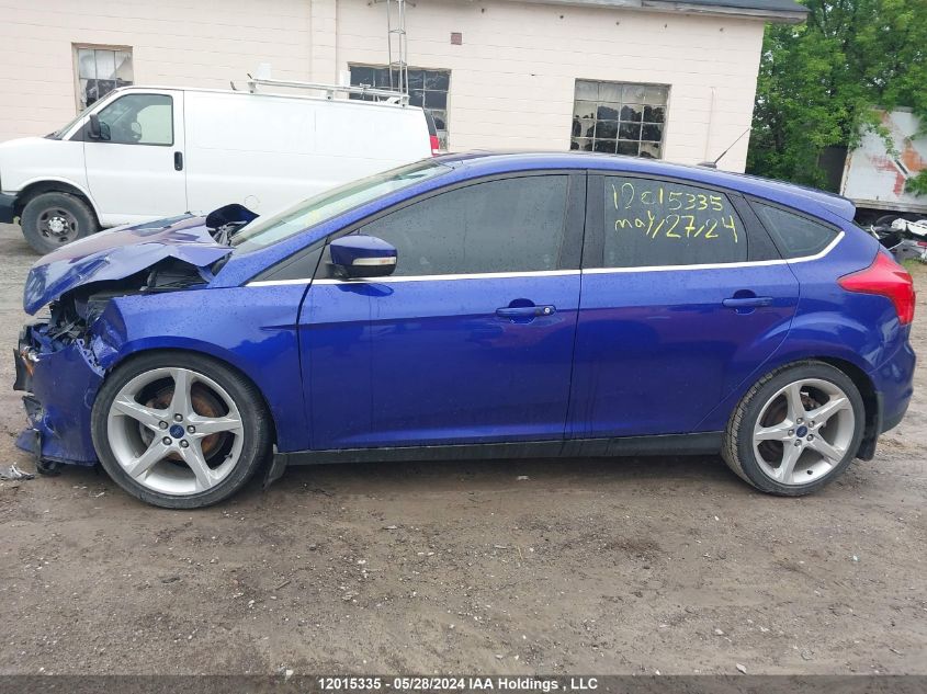 2013 Ford Focus Titanium VIN: 1FADP3N25DL310695 Lot: 12015335