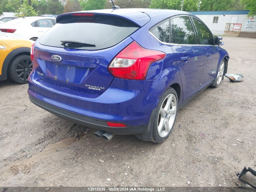 2013 Ford Focus Titanium VIN: 1FADP3N25DL310695 Lot: 12015335