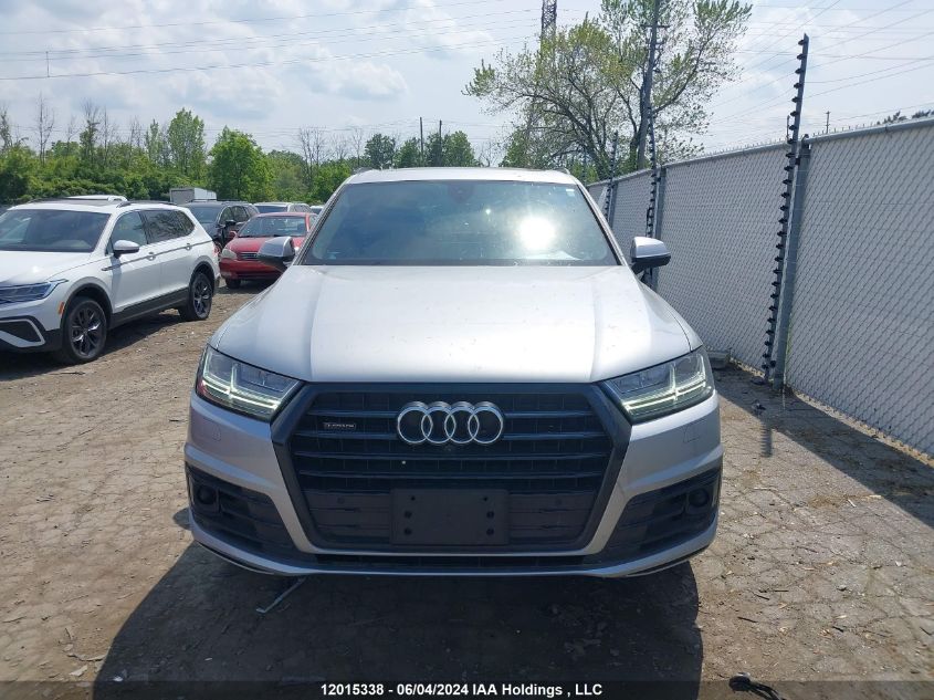 2019 Audi Q7 VIN: WA1WAAF75KD026133 Lot: 12015338