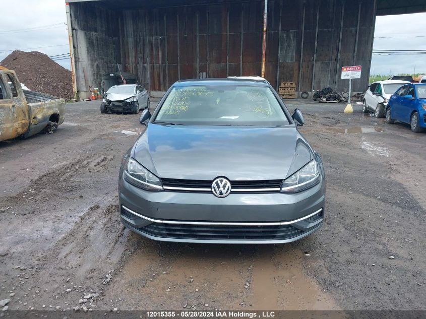 2019 Volkswagen Golf S/Se VIN: 3VWW57AU1KM032894 Lot: 12015355