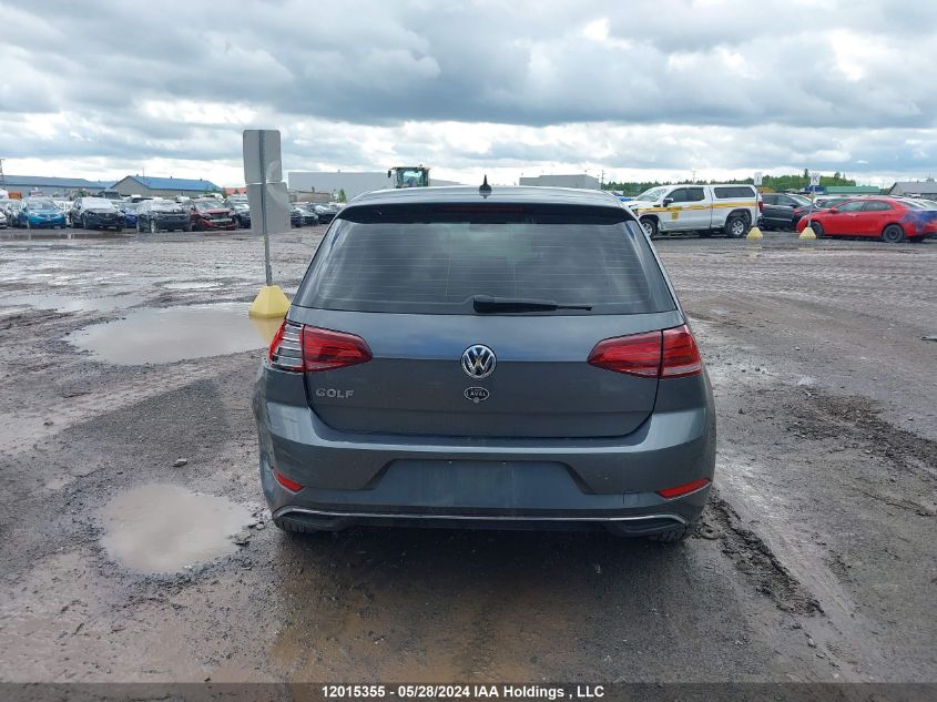 2019 Volkswagen Golf S/Se VIN: 3VWW57AU1KM032894 Lot: 12015355