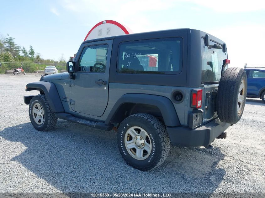 2014 Jeep Wrangler Sport VIN: 1C4AJWAG4EL314773 Lot: 12015359