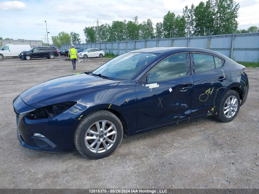 2016 Mazda Mazda3 VIN: 3MZBM1V76GM302681 Lot: 12015370