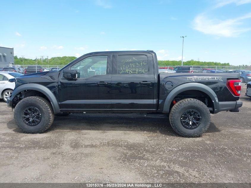 2023 Ford F150 Raptor VIN: 1FTFW1RG8PFA82436 Lot: 12015376