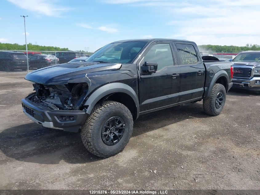 2023 Ford F150 Raptor VIN: 1FTFW1RG8PFA82436 Lot: 12015376