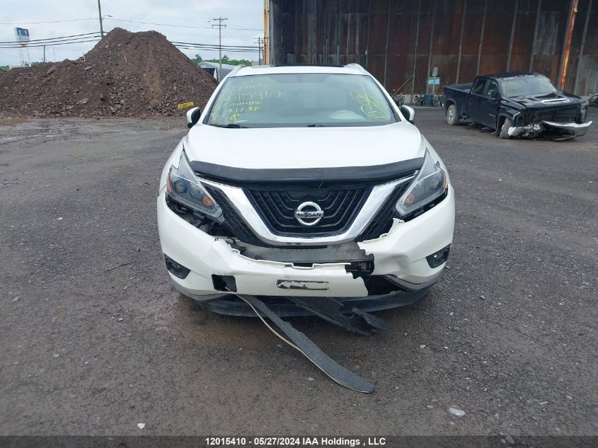 2018 Nissan Murano S/Sl/Sv/Platinum VIN: 5N1AZ2MH7JN142738 Lot: 12015410