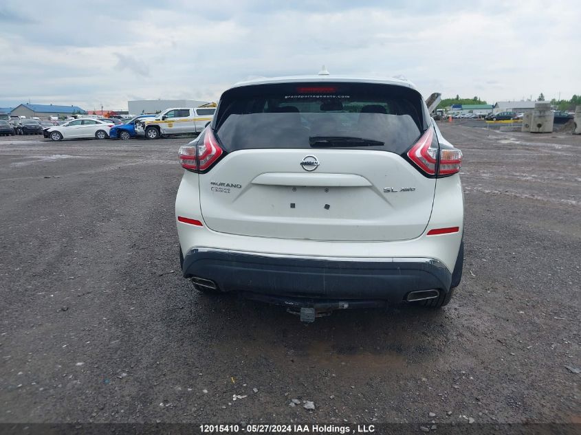 2018 Nissan Murano S/Sl/Sv/Platinum VIN: 5N1AZ2MH7JN142738 Lot: 12015410