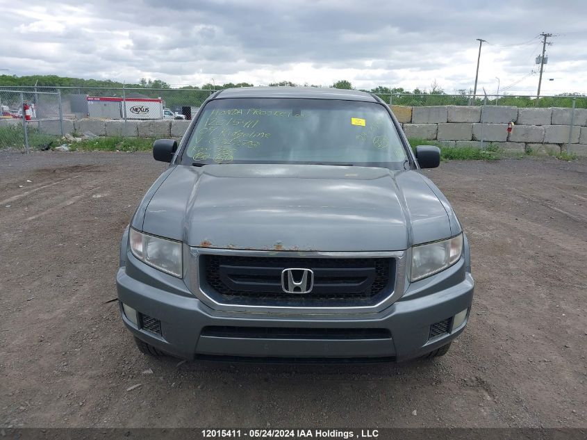 2009 Honda Ridgeline VIN: 2HJYK16479H002278 Lot: 12015411