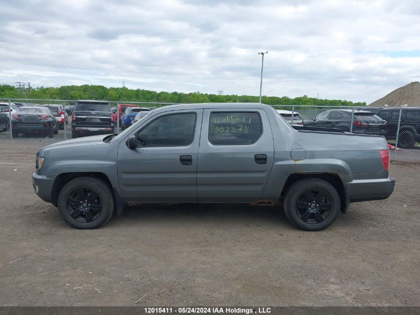 2009 Honda Ridgeline VIN: 2HJYK16479H002278 Lot: 12015411