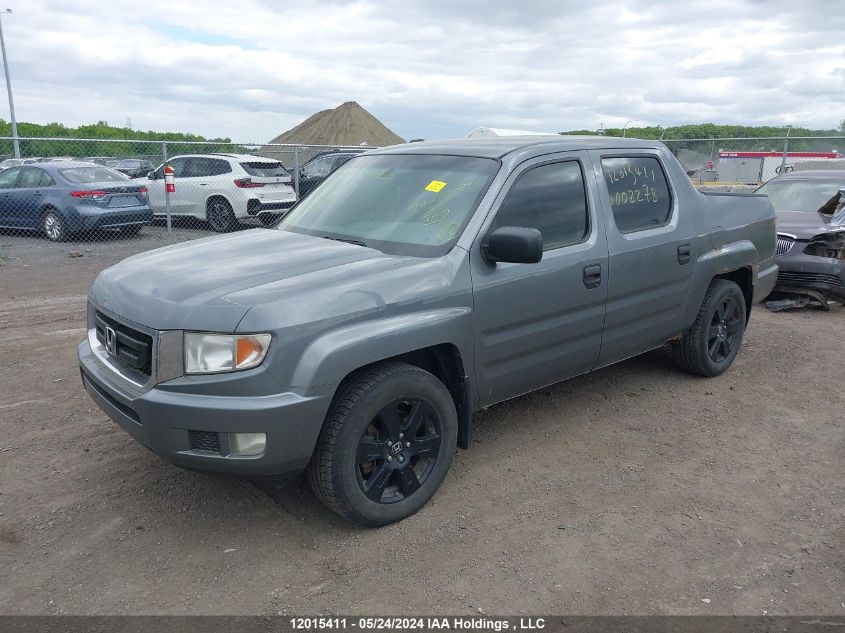 2009 Honda Ridgeline VIN: 2HJYK16479H002278 Lot: 12015411