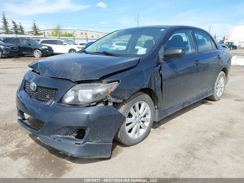 2010 Toyota Corolla Le VIN: 2T1BU4EE6AC391283 Lot: 12015417