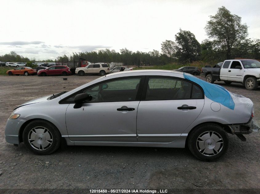 2009 Honda Civic Dx VIN: 2HGFA15289H001513 Lot: 12015450