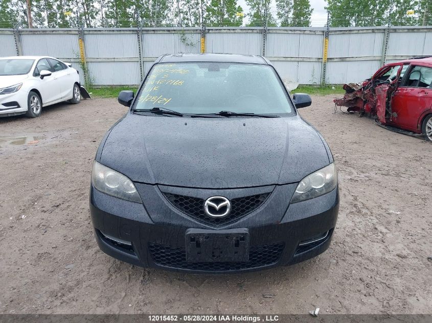 2008 Mazda Mazda3 VIN: JM1BK32F881127168 Lot: 12015452