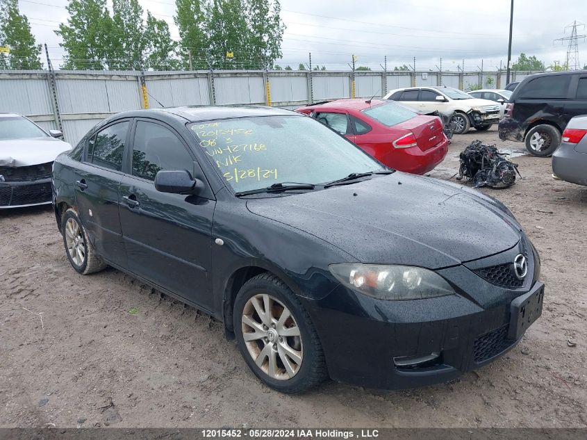 2008 Mazda Mazda3 VIN: JM1BK32F881127168 Lot: 12015452