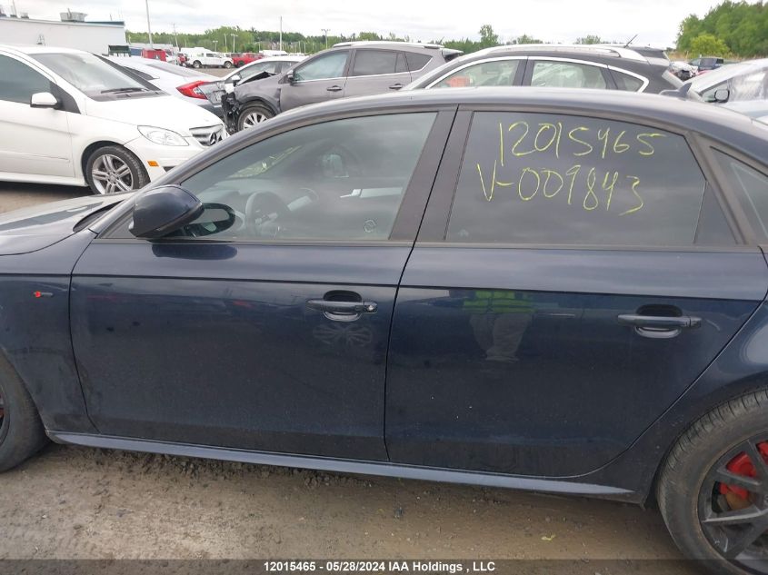 2011 Audi A4 Premium Plus VIN: WAUFFCFL7BN009843 Lot: 12015465