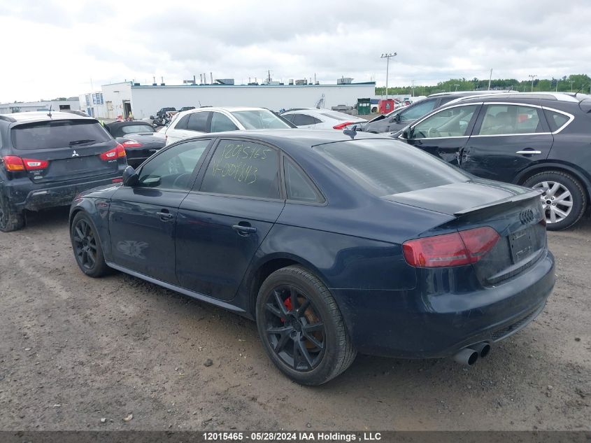 2011 Audi A4 Premium Plus VIN: WAUFFCFL7BN009843 Lot: 12015465