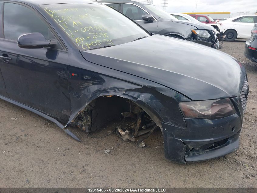 2011 Audi A4 Premium Plus VIN: WAUFFCFL7BN009843 Lot: 12015465