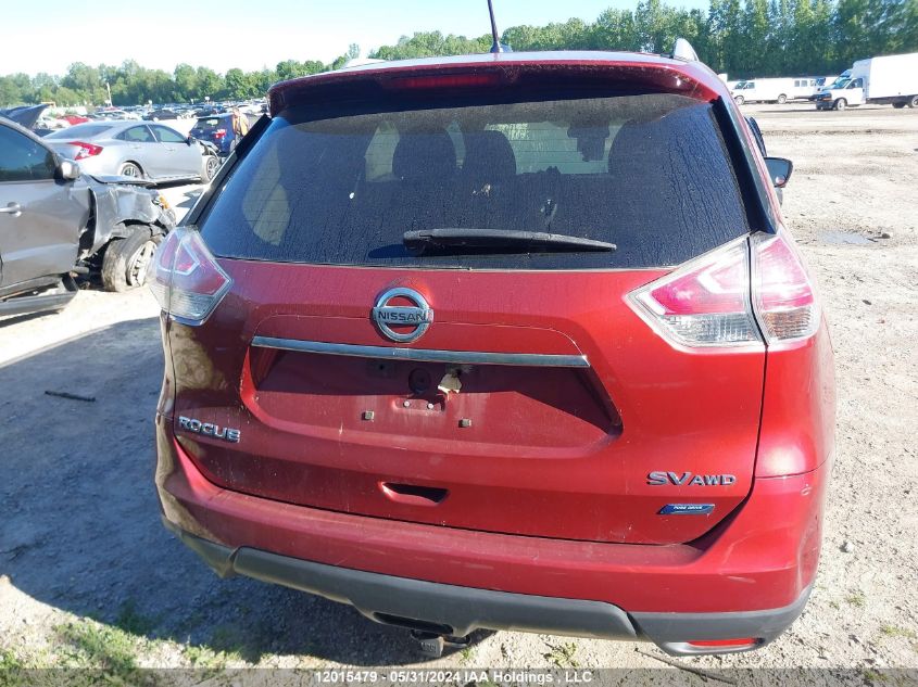 2014 Nissan Rogue VIN: 5N1AT2MM5EC761807 Lot: 12015479