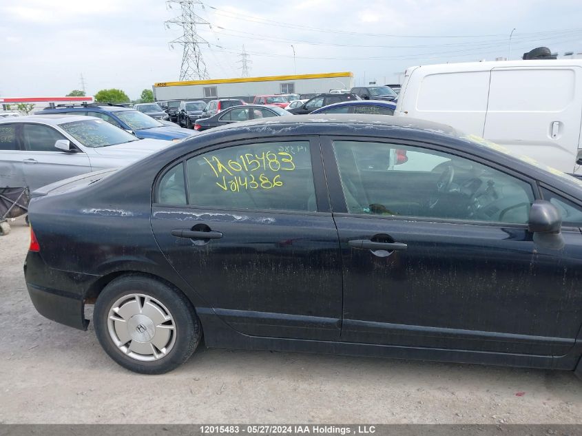 2009 Honda Civic Dx-G VIN: 2HGFA15429H014386 Lot: 12015483