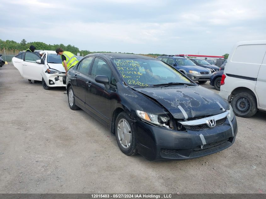 2009 Honda Civic Dx-G VIN: 2HGFA15429H014386 Lot: 12015483