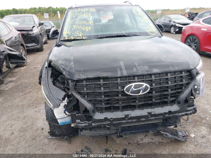 2024 Hyundai Venue Sel/Limited VIN: KMHRC8A37RU314400 Lot: 12015490