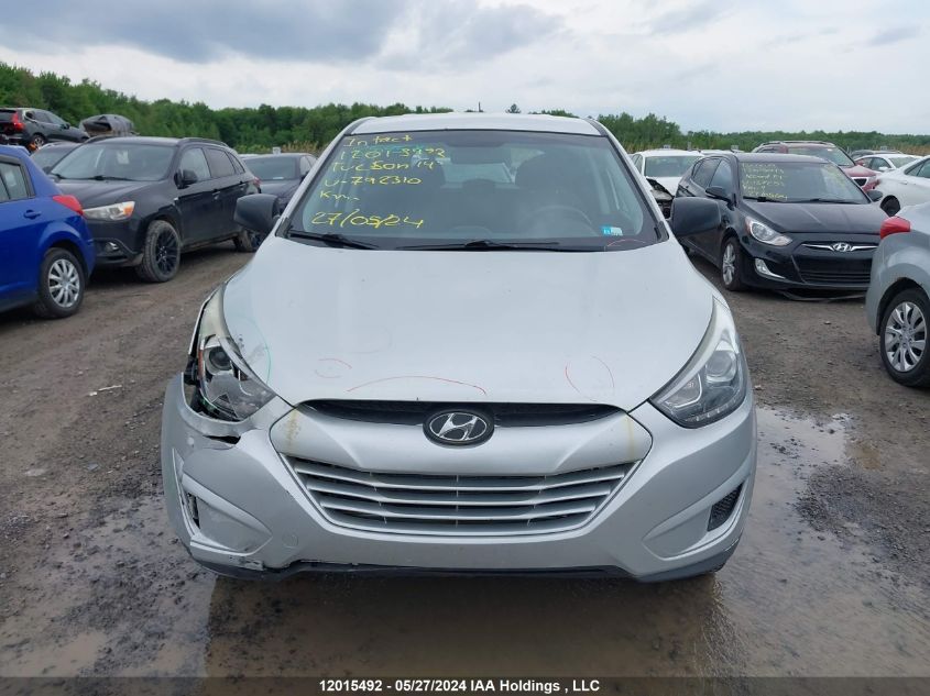 2014 Hyundai Tucson VIN: KM8JT3AF0EU792310 Lot: 12015492