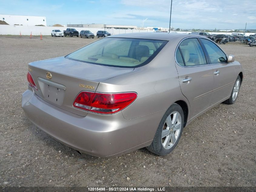 2005 Lexus Es 330 VIN: JTHBA30G755070852 Lot: 12015498