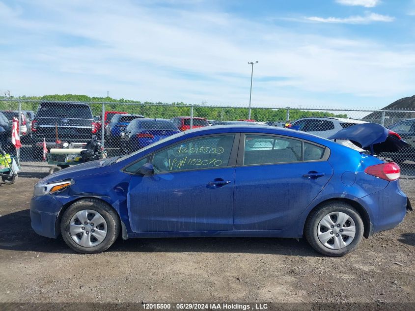 2017 Kia Forte VIN: 3KPFL4A79HE103070 Lot: 12015500