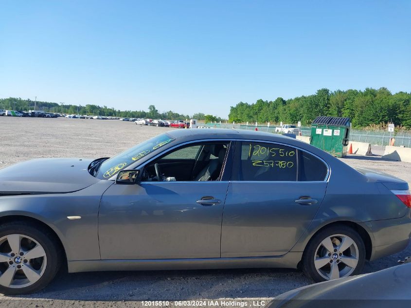 2008 BMW 5 Series VIN: WBANV13588CZ57780 Lot: 12015510