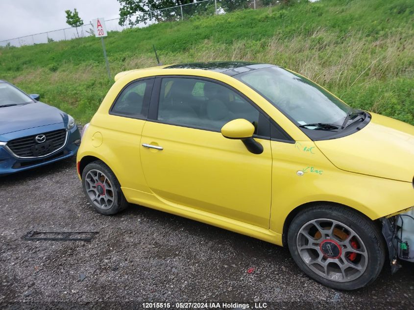 2013 Fiat 500 Sport VIN: 3C3CFFBR5DT539950 Lot: 12015515