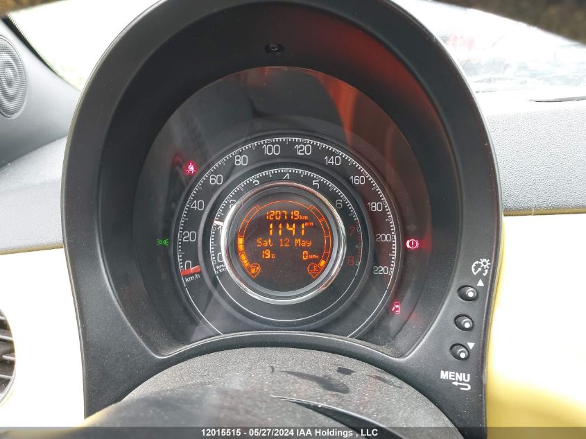 2013 Fiat 500 Sport VIN: 3C3CFFBR5DT539950 Lot: 12015515