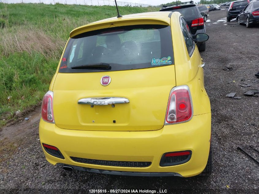 2013 Fiat 500 Sport VIN: 3C3CFFBR5DT539950 Lot: 12015515