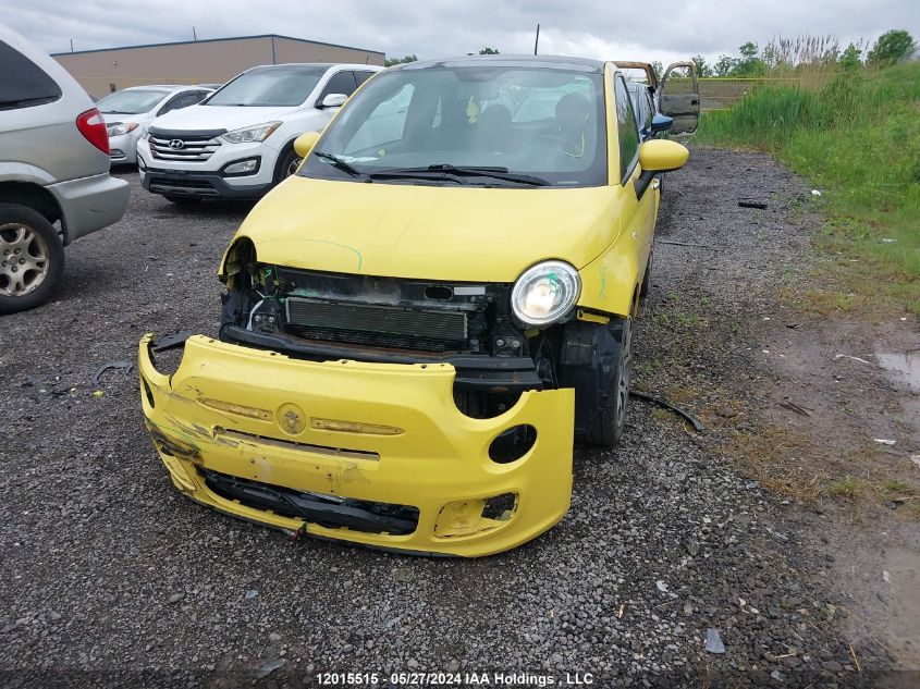 2013 Fiat 500 Sport VIN: 3C3CFFBR5DT539950 Lot: 12015515