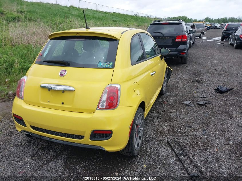 2013 Fiat 500 Sport VIN: 3C3CFFBR5DT539950 Lot: 12015515