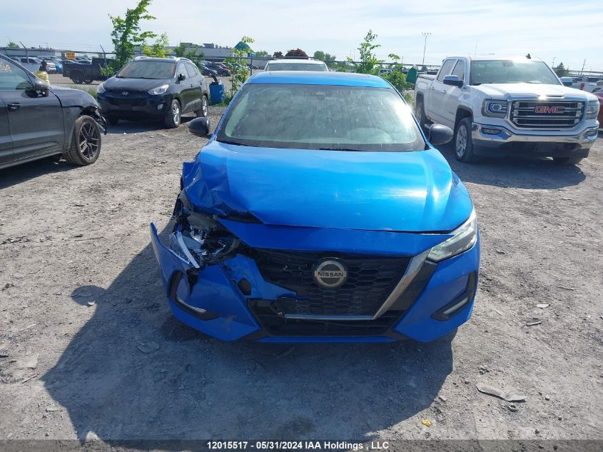 2021 Nissan Sentra VIN: 3N1AB8DV7MY220639 Lot: 12015517